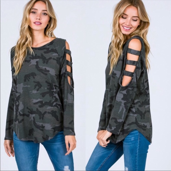 SB Glam Tops - 🆕 SB GLAM CAMO TOP